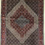 1.6×1.2M Kurdish Senneh Bijar Rug