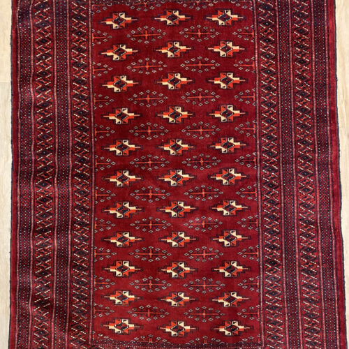 1.6x1.2M Persian Turkaman Rug (Bokhara)