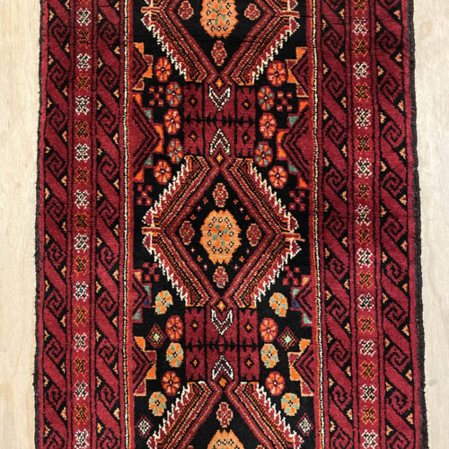 2.1M Persian Balouchi Nomadic Runner