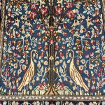 1.4×0.9M Tree Of Life Persian Kerman Rug