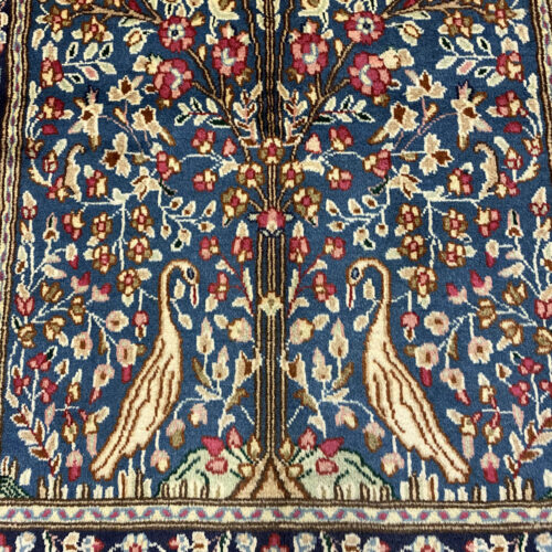 1.4x0.9M Tree Of Life Persian Kerman Rug