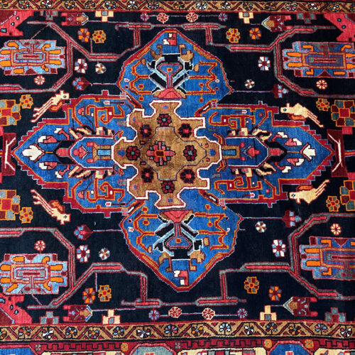 3.4x1.7M Unique Tribal Nahavand Rug