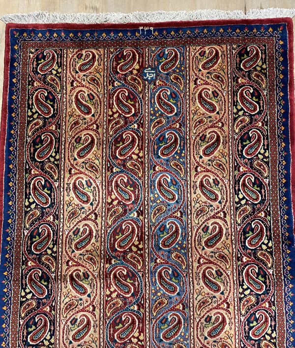 6.7 Antique Signed Mood Persian Runner (90 years old)