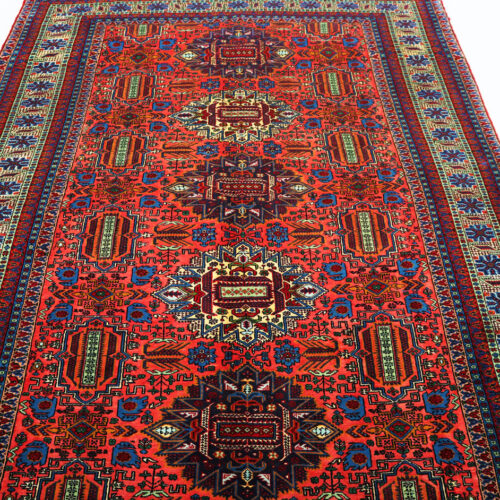 Antique Wool & Silk Ardebil Rug (60yrs)
