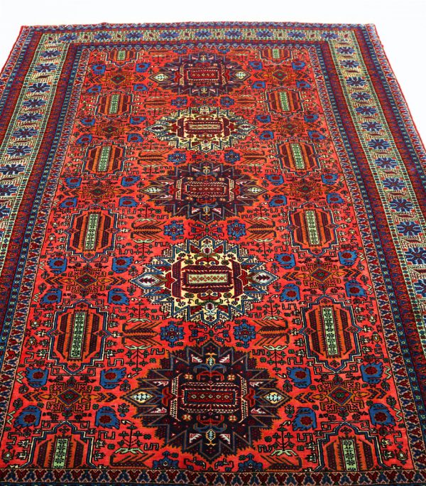 Antique Wool & Silk Ardebil Rug (60yrs)