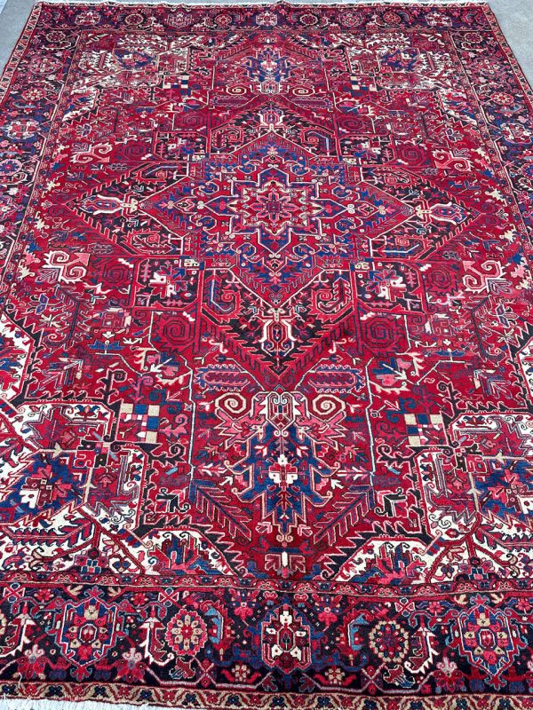 4x3M Genuine Heriz Persian Rug