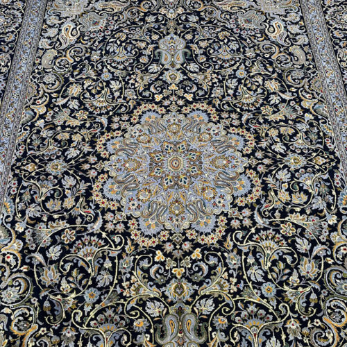 4x3M Fine Signed Persian Kashan Rug