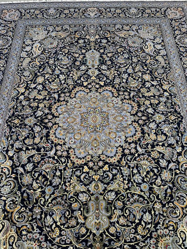 4x3M Fine Signed Persian Kashan Rug