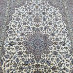 3.6×2.4M Beige Persian Kashan Rug (Kolk)