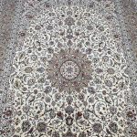 3.5×2.5M Beige Persian Kashan Rug