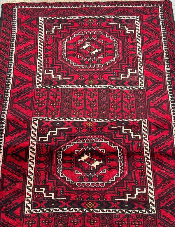 2.2×1.1M Persian Balouchi Nomadic Rug