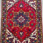 1.5x1M Rare Heriz Persian Rug