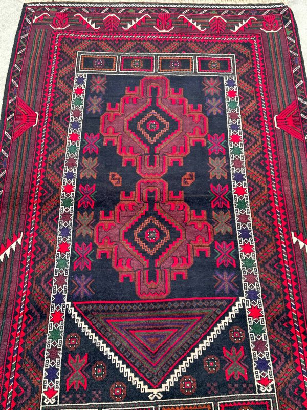 1.6×0.9M Persian Balouchi Nomadic Rug
