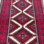 2x1M Persian Balouchi Nomadic Rug