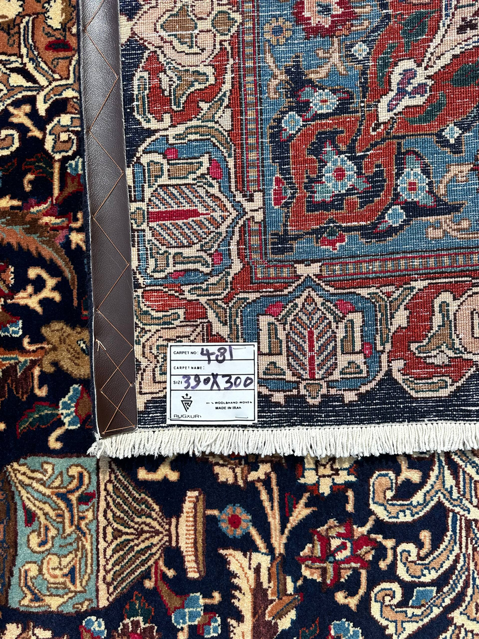 Persian Rugs Australia | The Complete Buying Guide 5 Authentic hand-knotted Persian rug back showing individual knots — how to identify genuine Persian rugs Australia
