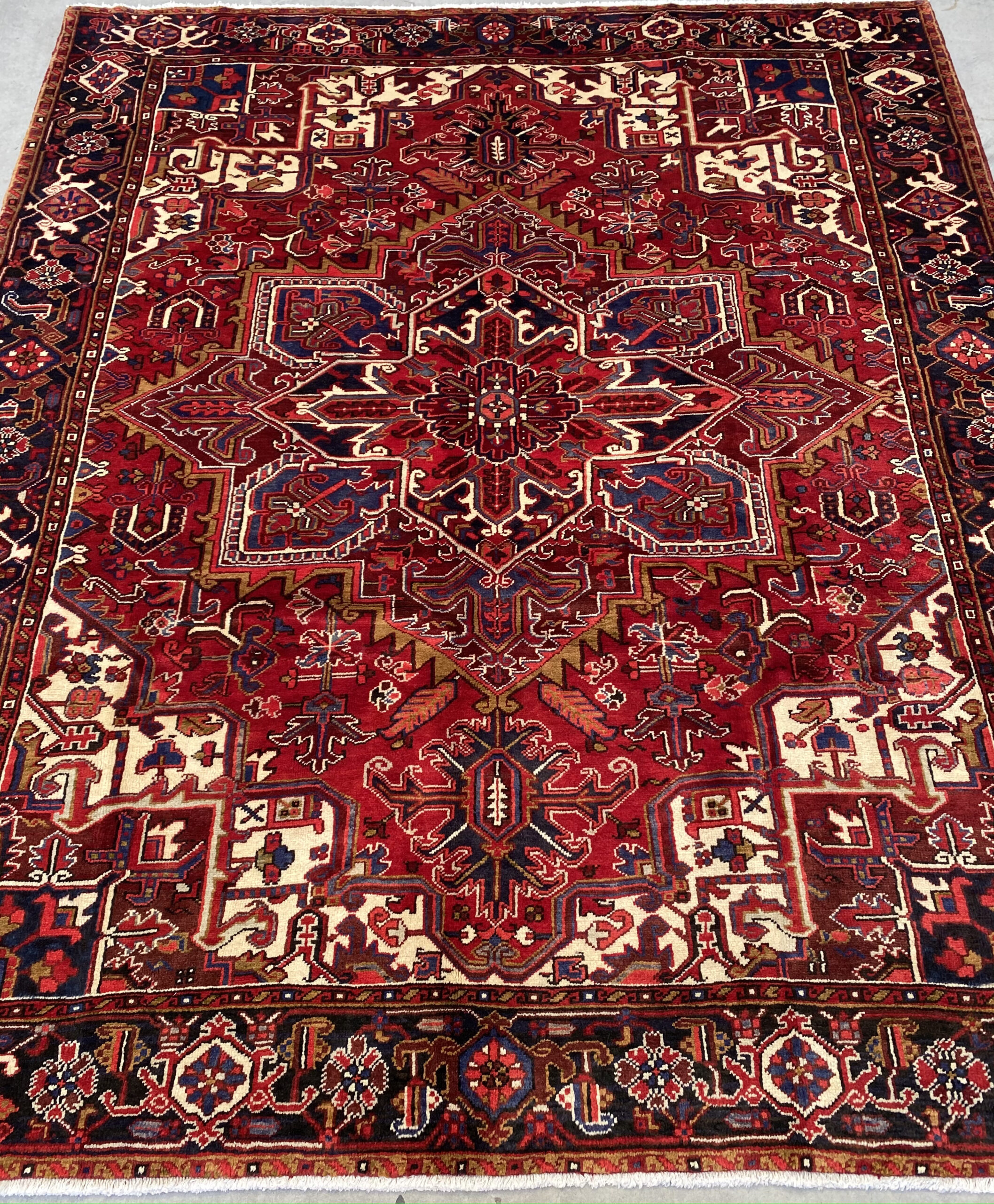 2.9x2.3M Genuine Heriz Persian Rug
