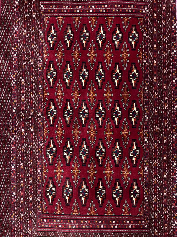 1.5 x 0.8 M Persian Turkoman Poshti Rug