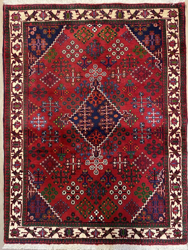 1.5×1.1M Persian Joshaghan Rug