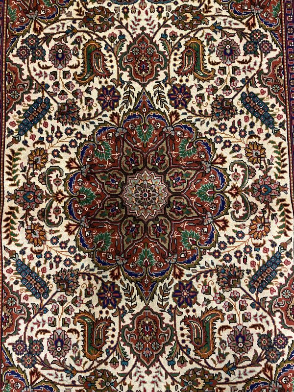 1.5x1M Vintage Tabriz Persian Rug