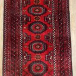 1×0.5M Persian Balouchi Rug