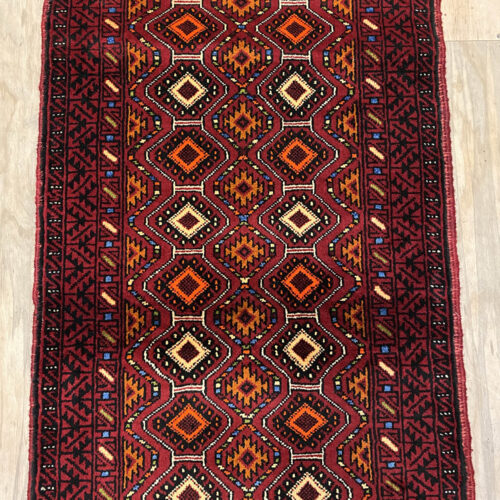 2m Persian Balouchi Nomadic Runner