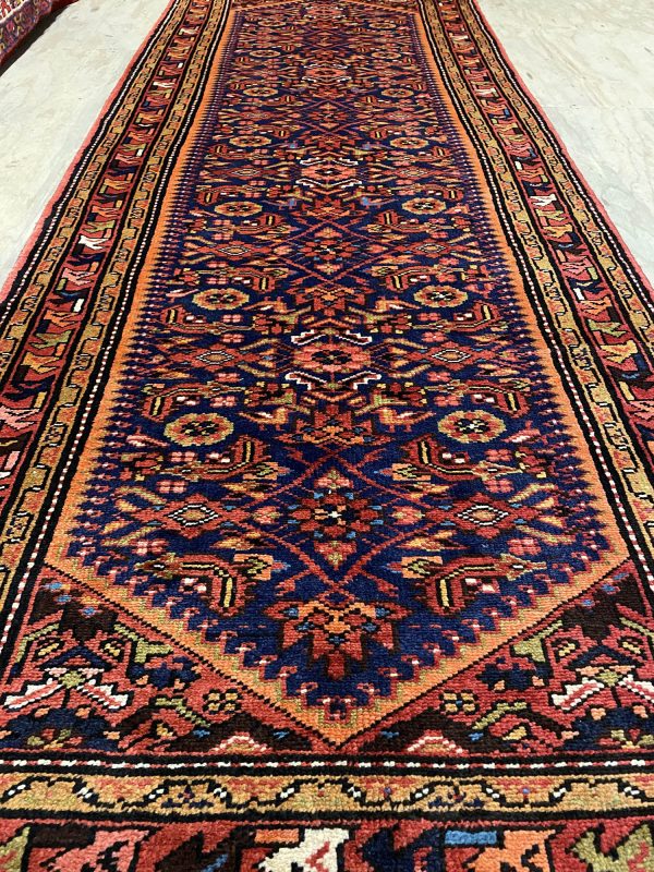 3M Antique Hamedan Persian Runner