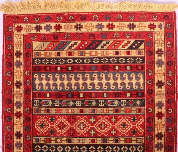 2×0.8M Persian Sumak Kilim Runner Rug