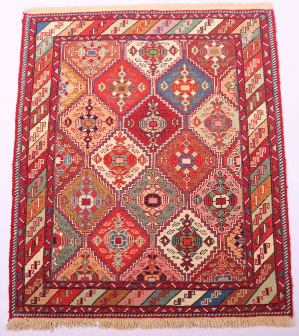 1×0.8M Persian Sumak Kilim Rug