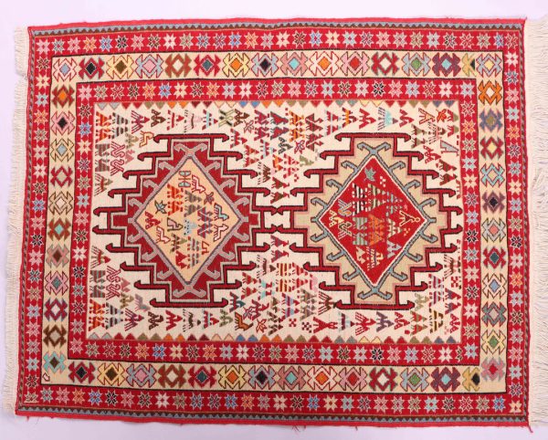1×0.8M Persian Sumak Kilim Rug
