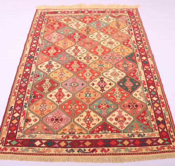 2×1.3M Persian Sumak Kilim Rug