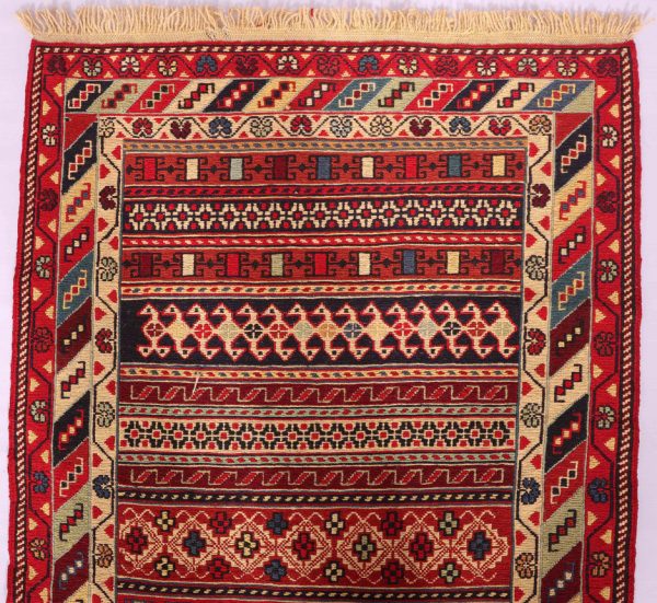 2×0.8M Persian Sumak Kilim Runner Rug