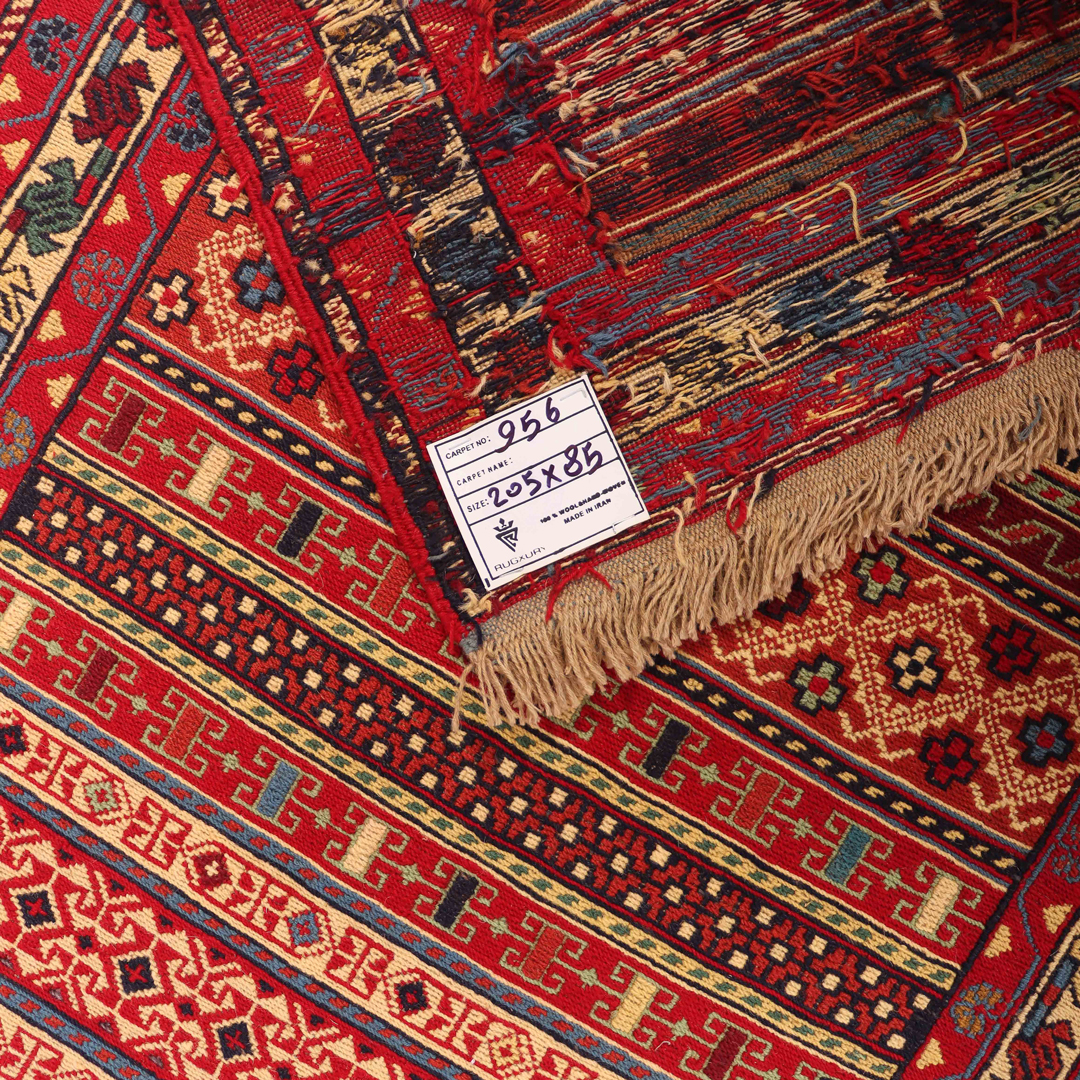 2x0.8M Persian Sumak Kilim Runner Rug - Image 3
