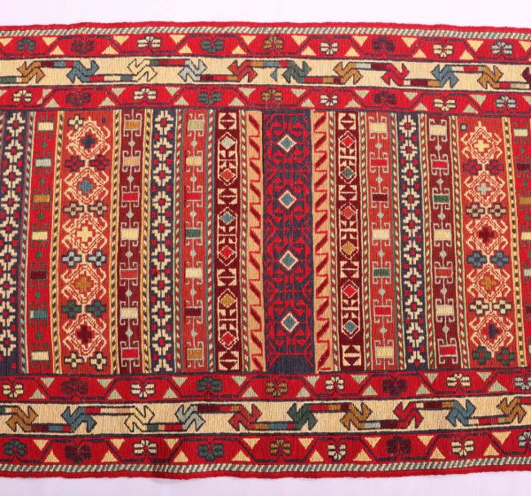 2×0.8M Persian Sumak Kilim Runner Rug