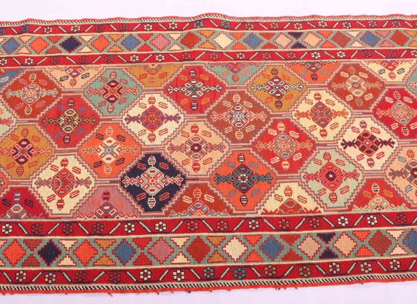 1.9×0.8M Persian Sumak Kilim Runner Rug