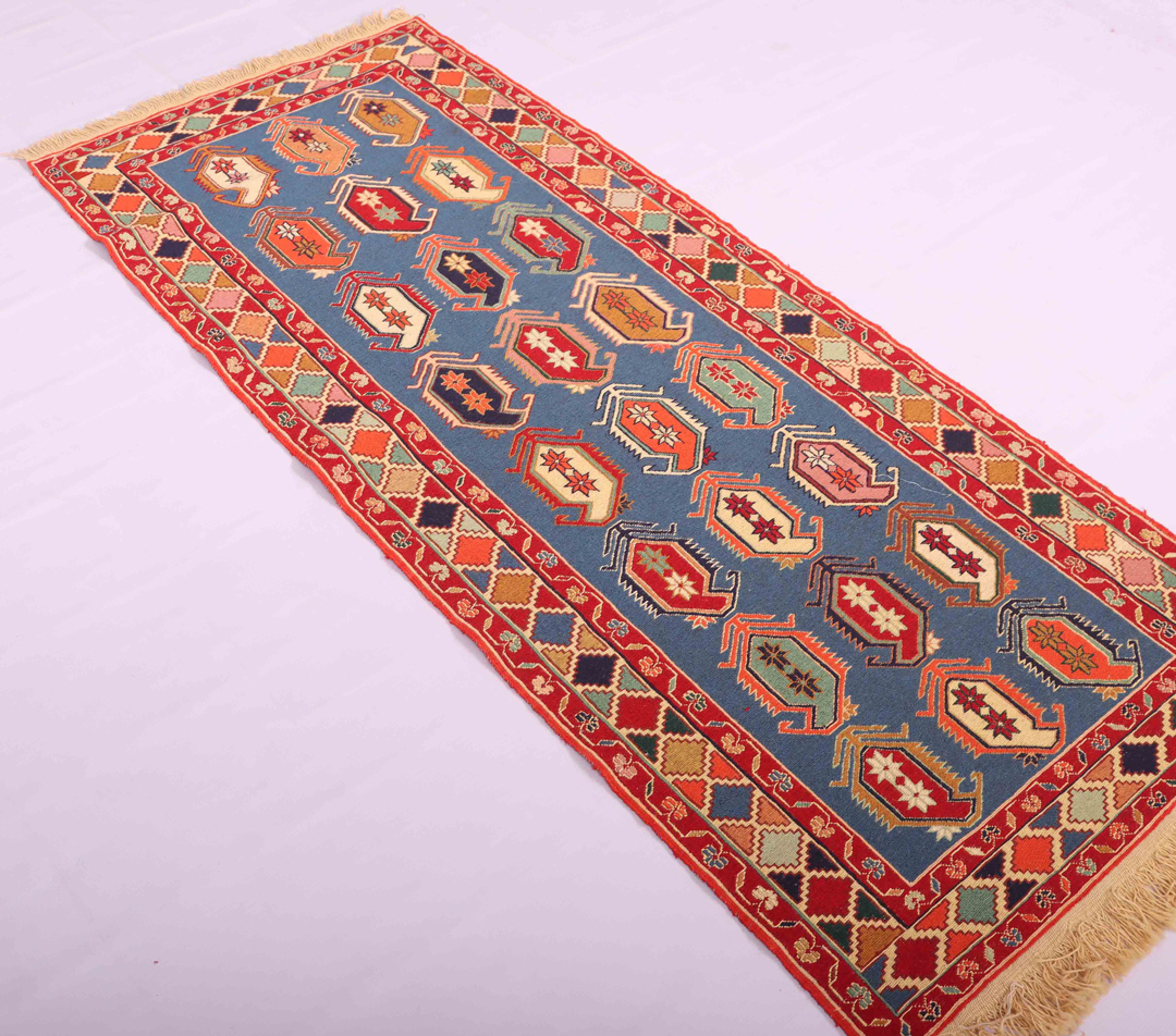 2x0.8M Persian Sumak Kilim Runner Rug - Image 3