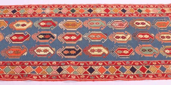 2×0.8M Persian Sumak Kilim Runner Rug