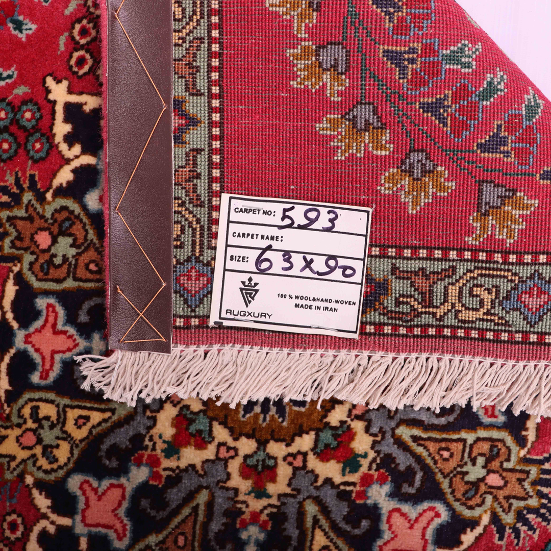 0.6x0.9M Fine Kashmar Persian Rug - Image 5