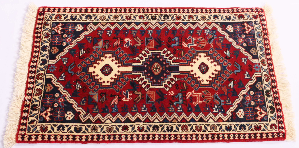 1x0.6M Persian Yalameh Rug - Image 3