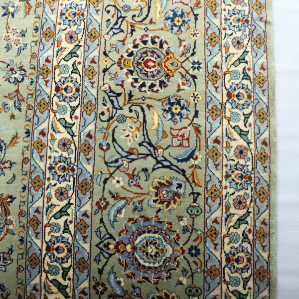 6x4M Antique Massive size Pistachio Kashan Rug