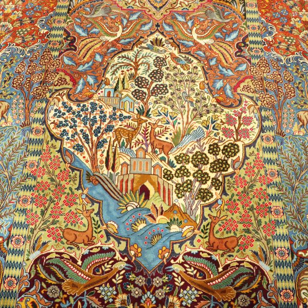 4x3M Pictorial Garden Of Eden Kashmar Rug