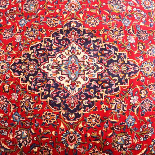 3.5x2.5M Traditional Persian Kashan Rug