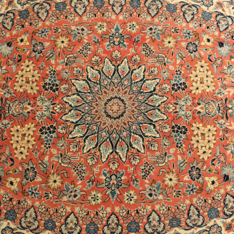 Antique Kashan Rug