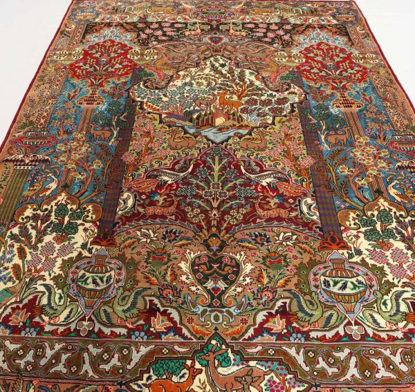 3x2M Pictorial Garden Of Eden Kashmar Rug