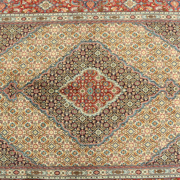 2x1M Fine Herati Birjand Persian Rug (Mahi)