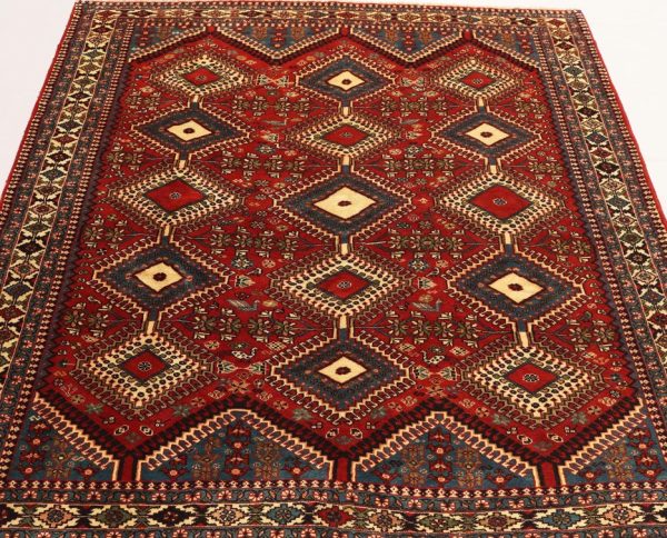 2.4x2M Stunning Persian Yalameh Rug