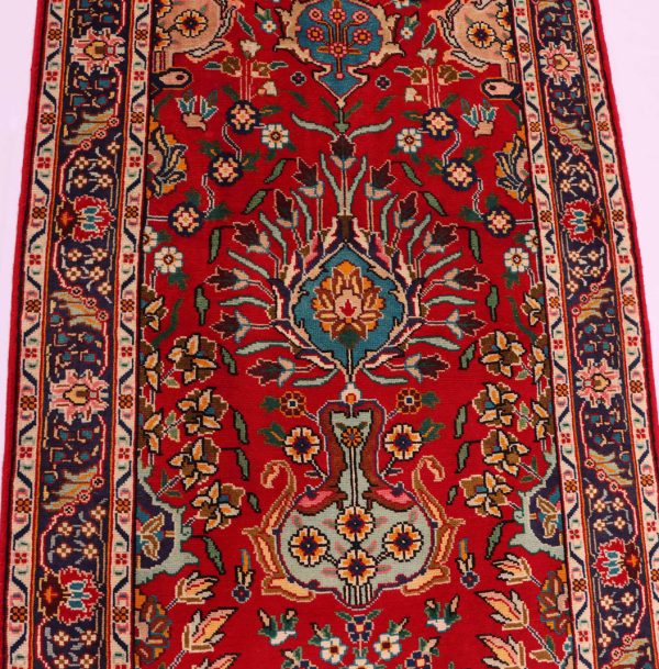 3.4m Vase Design Tabriz Persian Runner