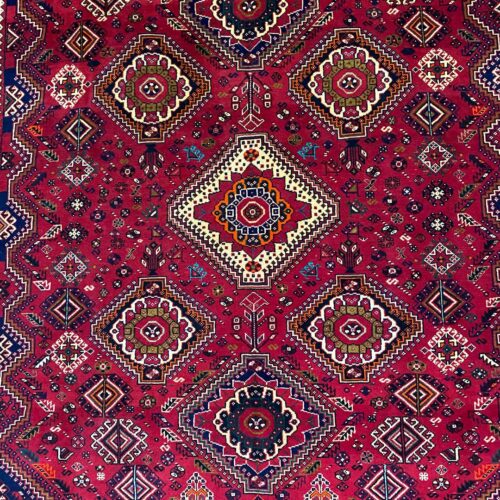Unique 3.5x2.1M Qashghai Shiraz Rug