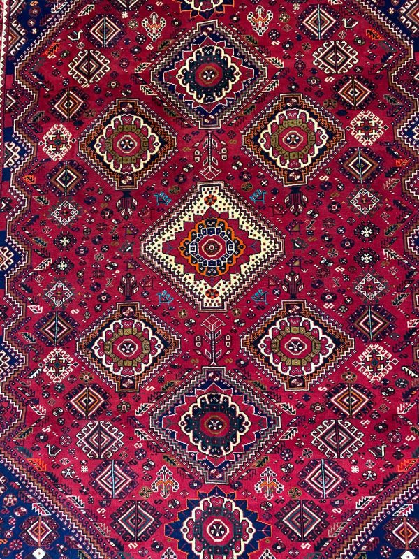 Unique 3.5×2.1M Qashghai Shiraz Rug