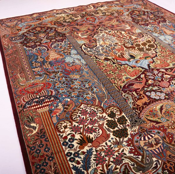 4x3M Pictorial Garden Of Eden Kashmar Rug