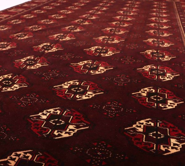 4×2.6M Chocolate Tone Turkoman Bokhara Rug